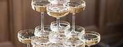 Champagne Glasses Fountain
