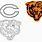 Chicago Bears Logo Stencil