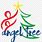 Christmas Angel Tree Clip Art