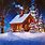 Christmas Snow Cottage