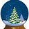 Christmas Snow Globes Clip Art