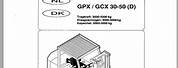 Clark GPX 30 Forklift Manual