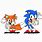 Classic Sonic and Tails Dancing