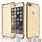 Clear Phone Case with Gold iPhone
