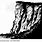 Cliff Clip Art Black and White