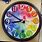 Color Wheel Clock