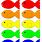 Colored Fish Template
