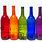 Colored Wine Bottles