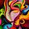 Colorful Abstract Painting Modern Art