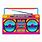 Colorful Boombox