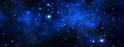 Colorful Galaxy Background Blue