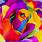 Colorful Rainbow Flowers Wallpaper