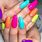 Colorful Summer Nails