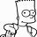 Coloring Pages of Bart Simpson