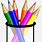 Coloring Pencils Clip Art