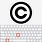 Copyright Symbol On Keyboard PC