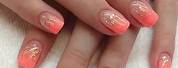 Coral Pink Nail Designs