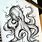 Crazy Octopus Drawing