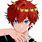 Cute Anime Boy Red Hair