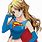 Cute Anime Supergirl