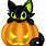 Cute Cartoon Halloween Black Cats