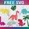 Cute Dinosaur SVG Free
