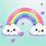 Cute Rainbow Icon