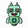 Cute Robot Pixel Art