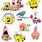 Cute Spongebob Stickers