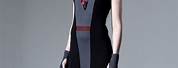 Cyberpunk Women in Dress Suit