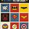 DC Comics Superhero Logos
