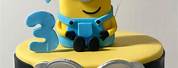 DIY Fondant Minion Cake