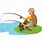 Dad Fishing Clip Art