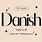 Danish Font