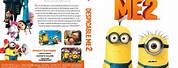 Despicable Me 2 DVD Back Cover