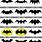 Different Batman Logos
