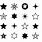 Different Star Symbols