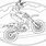 Dirt Bike Track Coloring Pages