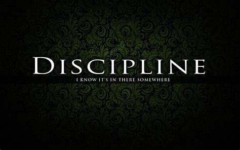 discipline the record
