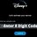 Disney Plus 8 Digit Code