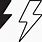 Double Lightning Bolt Symbol