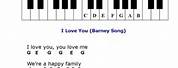 Easy Piano Songs with Letters