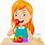 Eating Fruit Cartoon