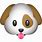 Emoji of a Dog
