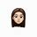 Emoji with Brown Hair