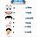 Face Body Parts Worksheets