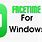 FaceTime App Windows