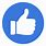 Facebook Like Thumbs Up Icon