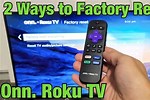 Factory Reset My Roku TV