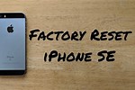Factory Reset iPhone SE